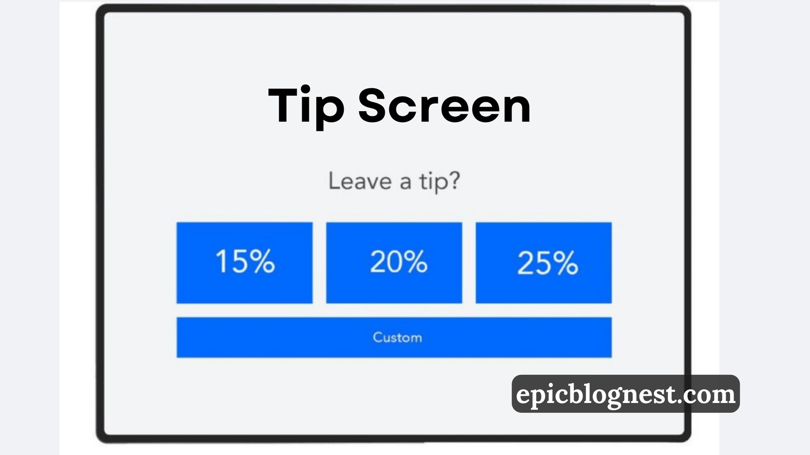 tip screen